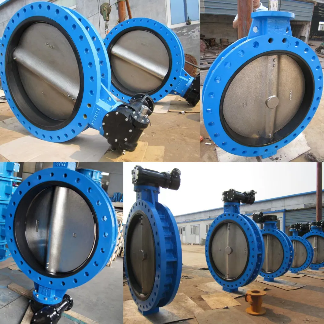 API U Type Flanged Butterfly Valve Wth Loose Liner Rubber Seat for Marine and Industry